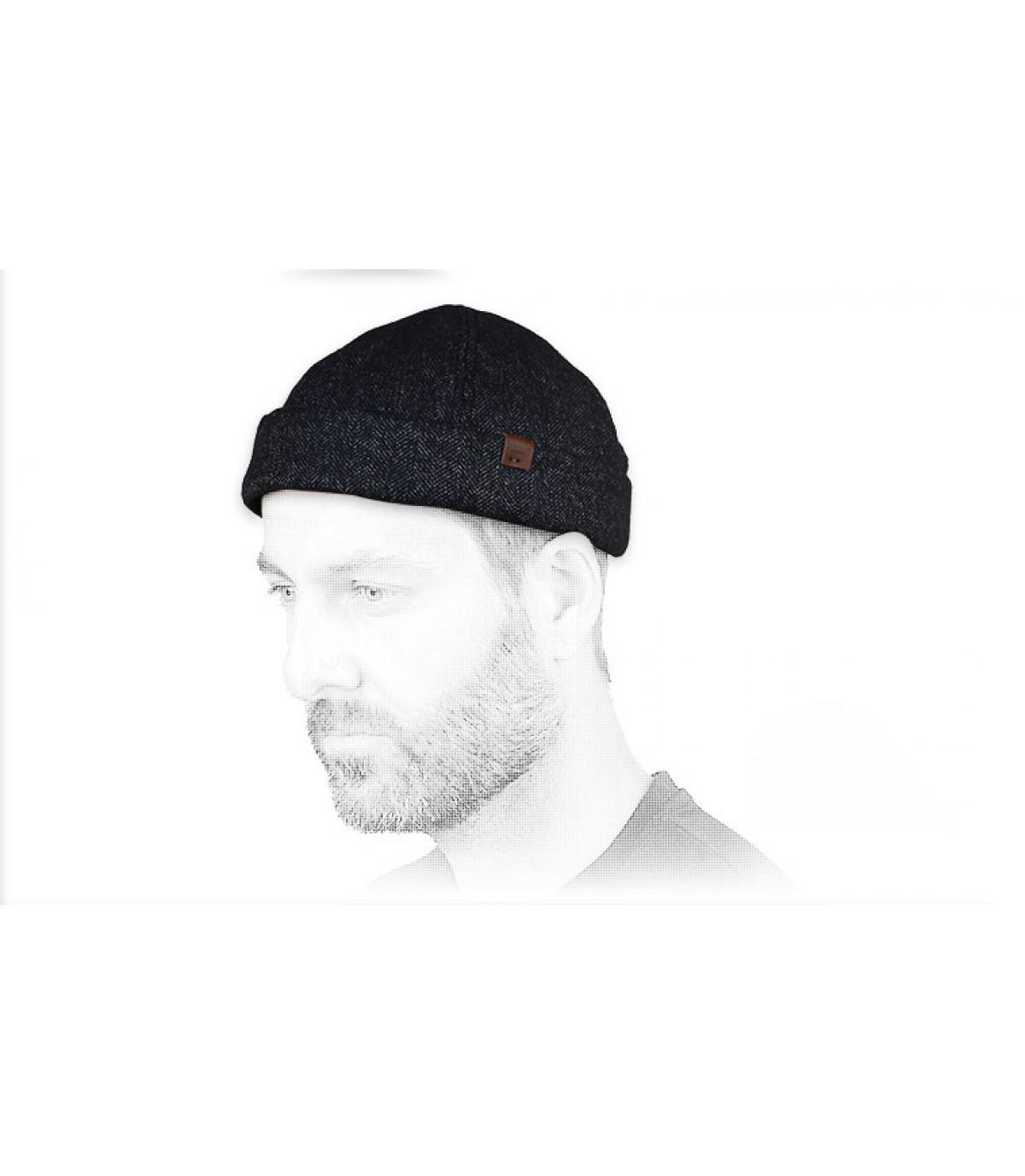 Barts gorro docker azul lana Barts gorro docker azul lana